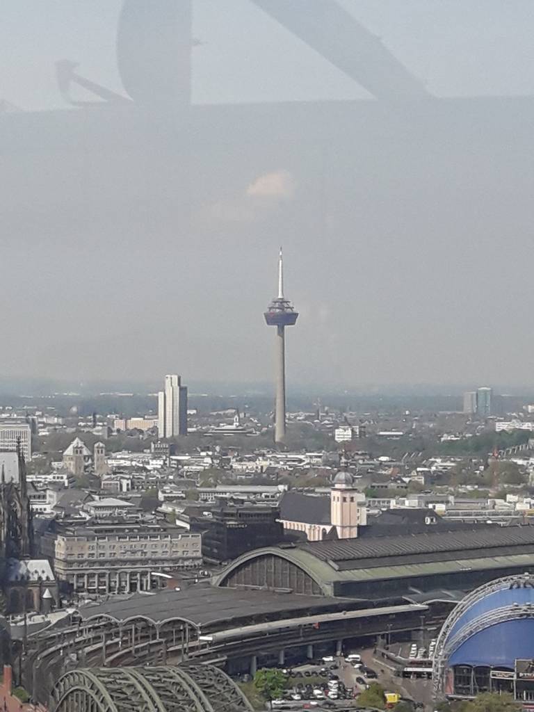 Prédio Köln Triangle, vista da cidade de colonia