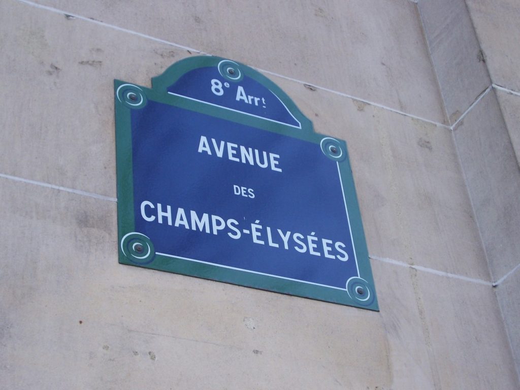 Champs Elysee em Paris