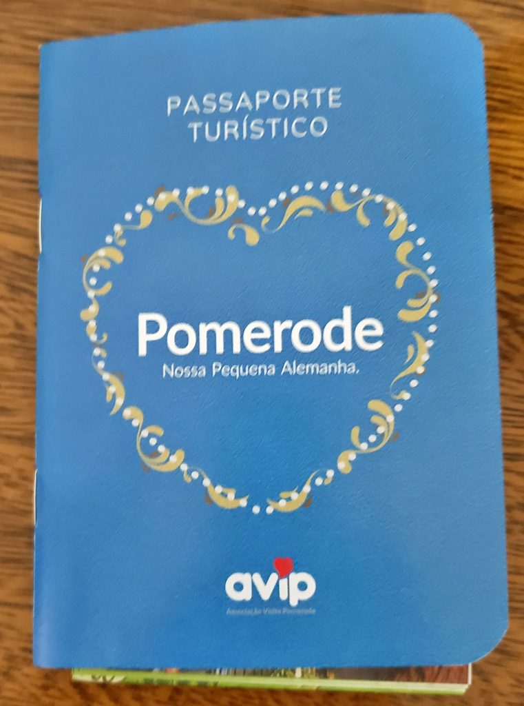 Passaporte turístico de Pomerode