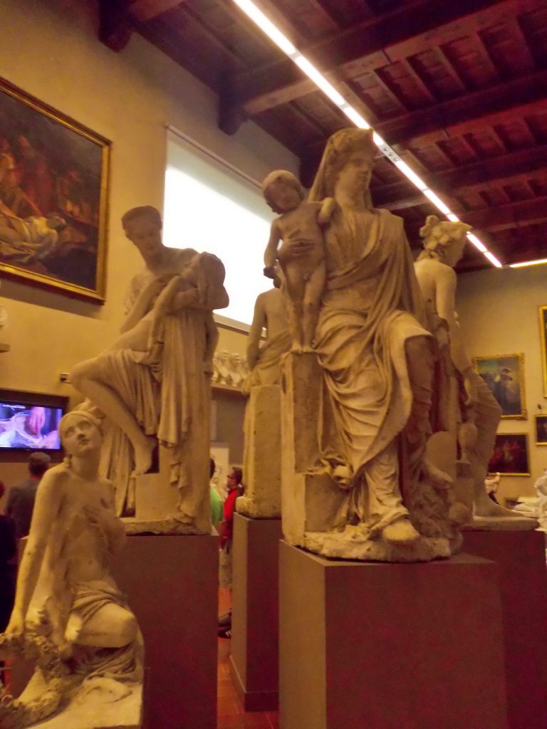Galleria Dell Accademia em Florença, um museu a céu aberto